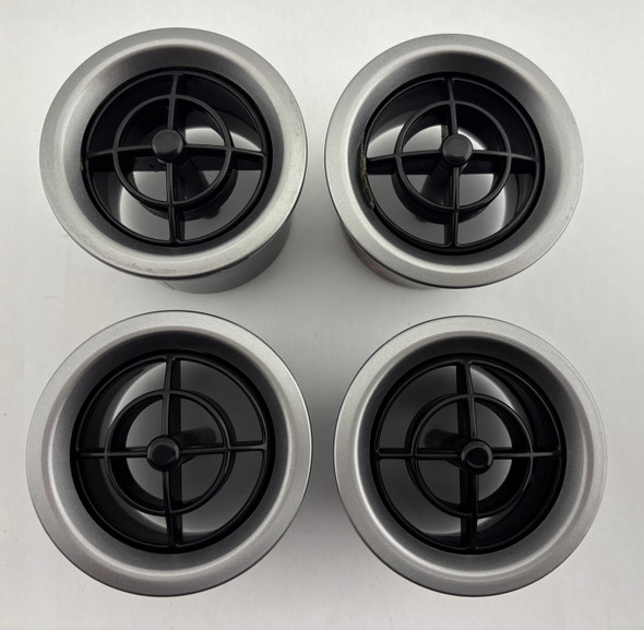 1999-2005 Mazda Miata AC Vents w/ Silver Trim / Set of 4  /   NB275