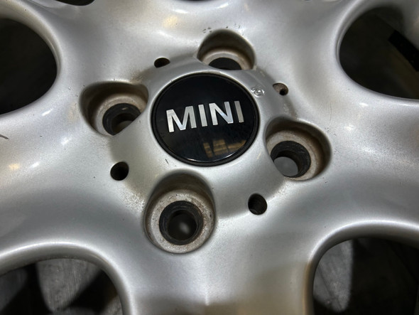 2002-2006 Mini Cooper S R53 R52 17x7" R98 Web Spoke Wheels Rims w/ Tires / Pair / R1033
