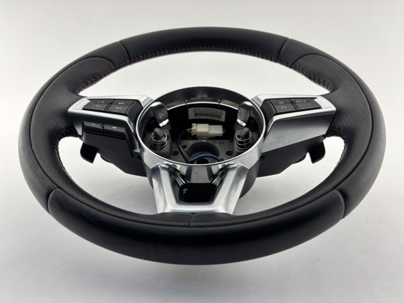 2017-2020 Fiat 124 Spider Abarth Black Leather Steering Wheel / Automatic  /   FD031