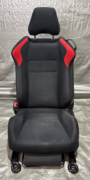 2013-2016 Scion FRS / Subaru BRZ Driver Side Front Seat / Black Cloth w/ Red Insert /   FB052