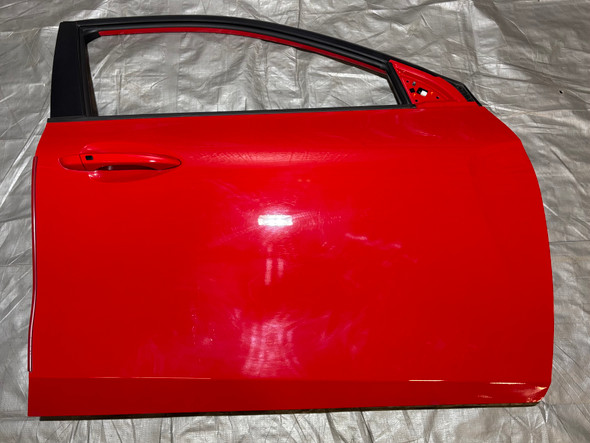 2019-2022 Hyundai Veloster Passenger Front Door Assembly / Racing Red  HV012