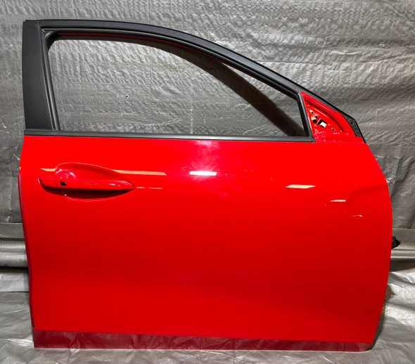 2019-2022 Hyundai Veloster Passenger Front Door Assembly / Racing Red  HV012