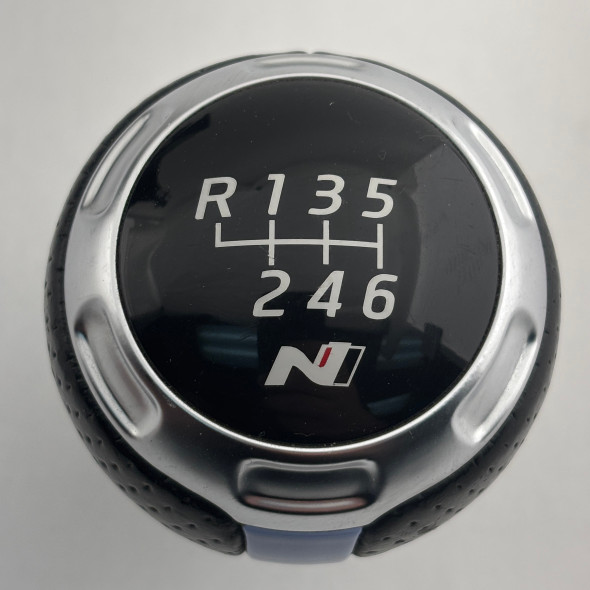 2019-2022 Hyundai Veloster N Manual Shift Knob w/ Boot / Trim Ring / OEM /   HV012