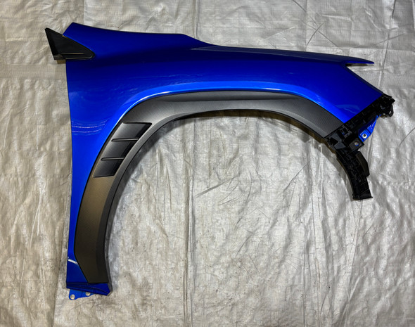 2022-2024 Subaru WRX Passenger Side Fender Panel w/ Flare Trim / WR Blue Pearl  SW006
