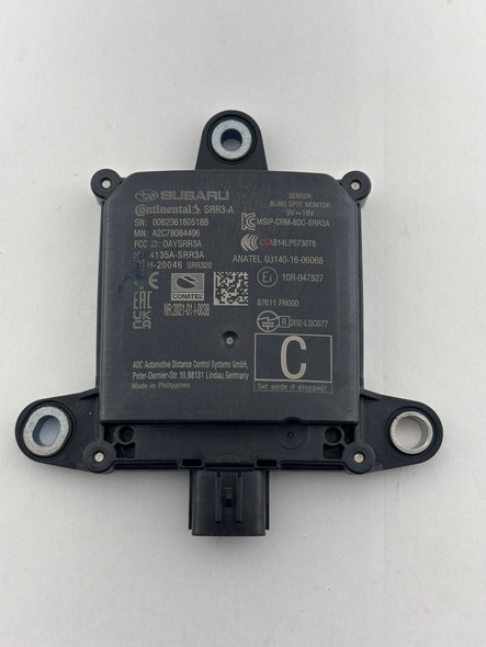 2022-2024 Subaru WRX OEM Blind Spot Radar Sensor / 87611AN00B /   SW006