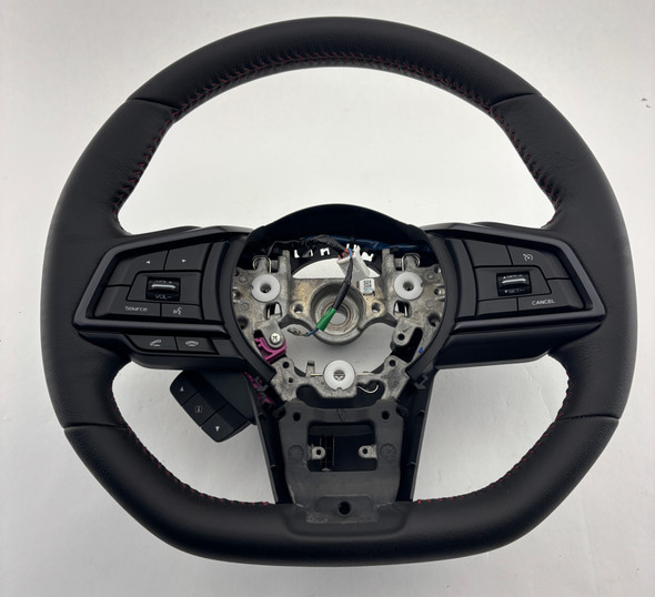 2022-2024 Subaru WRX Black Leather Steering Wheel w/ Trim / Manual /   SW006