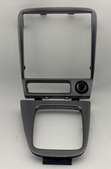 1999-2005 MazdaSpeed Miata Radio Surround Trim Set  / Faux Carbon /   NB274