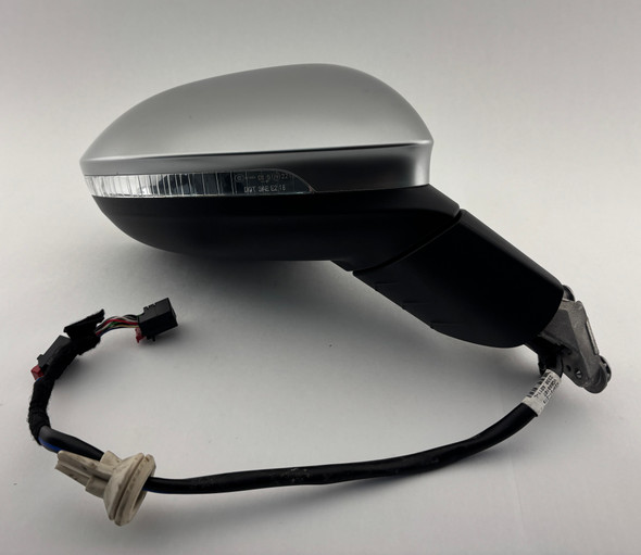2022-2024 Volkswagen MK8 Golf R Passenger Side Mirror / Matte Silver /   M8R01
