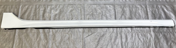 2022-2024 Volkswagen MK8 Golf R Passenger Side Skirt Rocker Panel w/ Mounting Rail / Pure White  M8R01