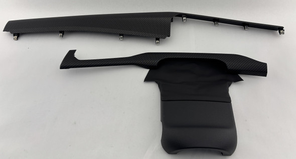 2023-2024 Volkswagen MK8 Golf R Faux Carbon Dash Trim Panel Set /   M8R01
