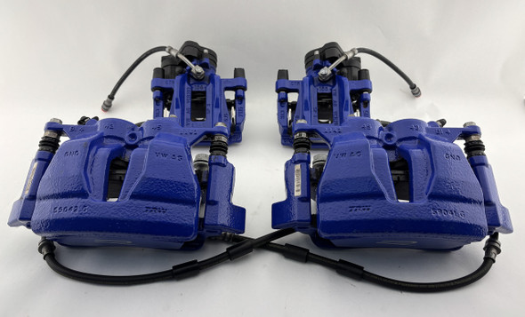 2022-2025 Volkswagen MK8 Golf R OEM Brake Calipers / Set of 4 / Blue / 19K M8R01