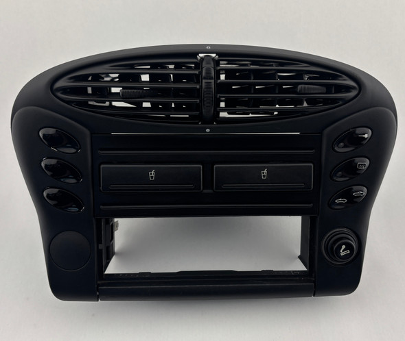 1997-2002 Porsche 986 Boxster Center Radio Surround / Vent w/ Dual Cup Holder / 60K BX069