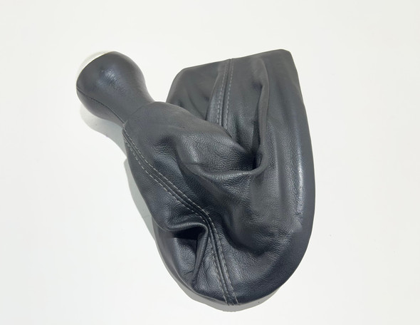 1997-2004 Porsche 987 Boxster 5 Speed Black / Aluminum Manual Shift Knob / Boot /   BX069