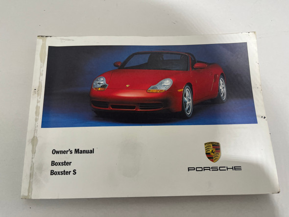 2001 Porsche 986 Boxster Factory Owner's Manual w/ Case /   BX069