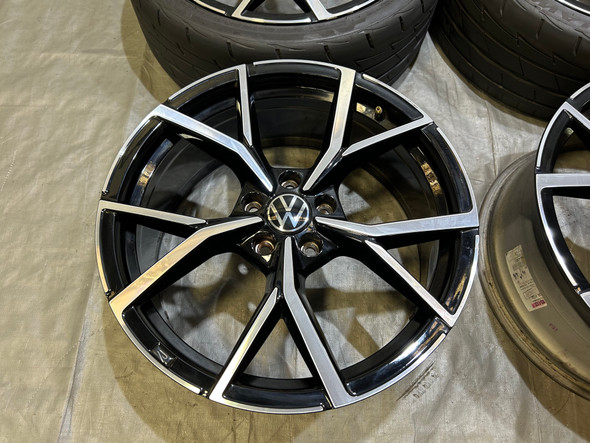 2022-2024 Volkswagen MK8 Golf R 19" 2 Tone Machined Wheels Rims / Set of 4 / *BENDS* / M8R01