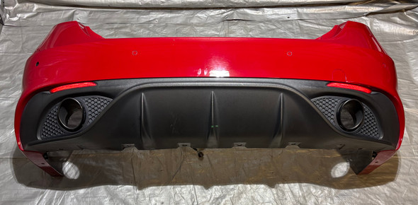 2020-2022 Alfa Romeo Giulia Ti Sport Rear Bumper Cover w/ PDC / Alfa Rosso  AG006