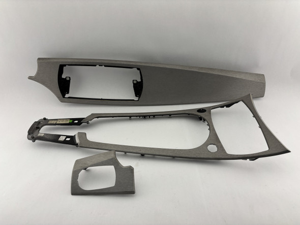 2003-2008 E85 E86 BMW Z4 Brushed Aluminum Interior Dashboard / Console Trim Set / OEM /   Z4064