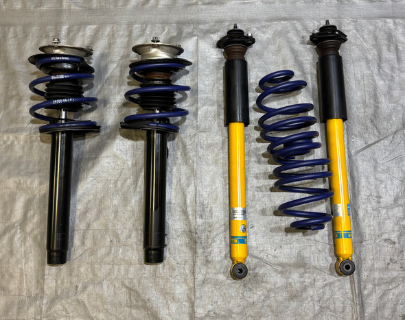 2003-2008 E85 BMW Z4 Convertible Shocks w/ H&R Lowering Springs / Set of 4 / 118K Z4064