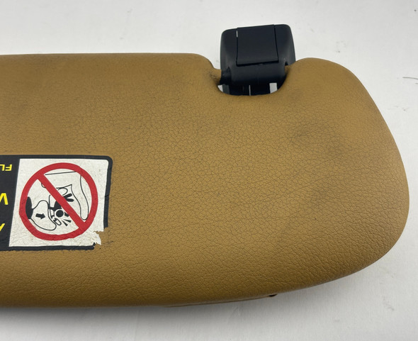 1999-2004 Porsche 996 911 Carrera Cabriolet Passenger Side Illuminated Sun Visor / Savannah Beige /   P6020