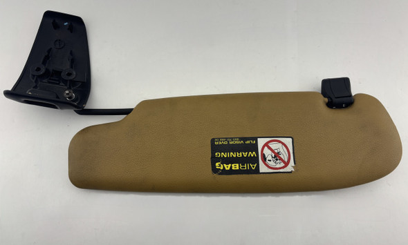 1999-2004 Porsche 996 911 Carrera Cabriolet Passenger Side Illuminated Sun Visor / Savannah Beige /   P6020