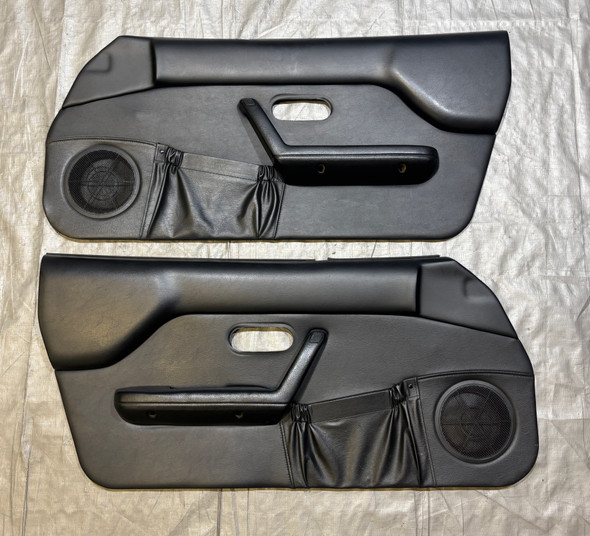 1997 Mazda Miata OEM Interior Door Panels / Pair / Black / Power Windows /   NA116