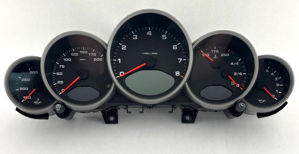 2005-2008 Porsche 997 911 Carrera 3.6l Instrument Gauge Cluster / Manual / 99764110320D07 / 104K P7009