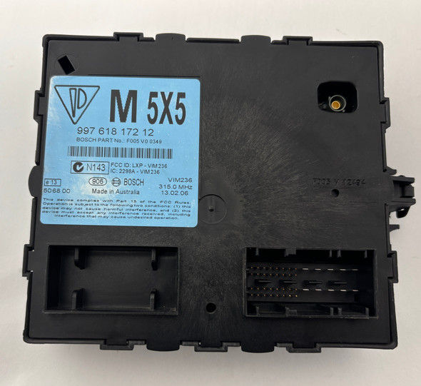 2005-2008 Porsche 997 911 Carrera 3.6l Engine Control Module ECM w/ Immobilizer / Key Set / Manual / 99761860303 /   P7009