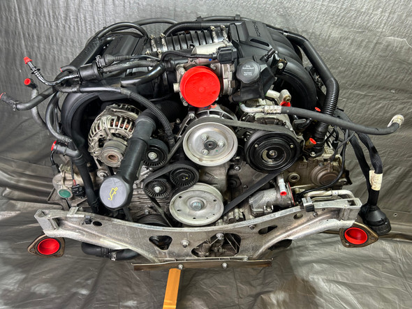 2005-2006 Porsche 997 911 Carrera 3.6l Engine Long Block / M96.05 / 104K P7009