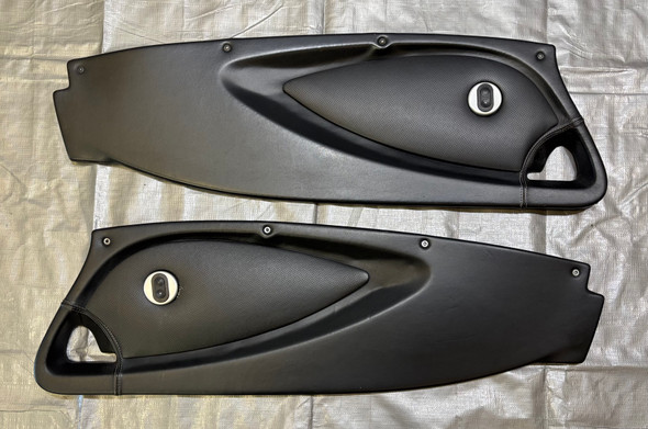 2005-2011 Lotus Elise Exige OEM Black Leather Interior Door Panels / Pair /   LEL03