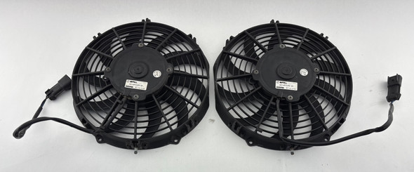 2005-2011 Lotus Elise Exige OEM SPAL Radiator Cooling Fans / Pair / 162K LEL03