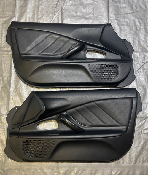 2000-2001 Honda S2000 Interior Door Panels / Pair / Black /   HS009