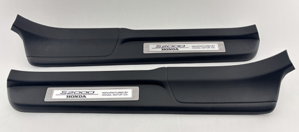 2000-2009 Honda S2000 Door Sills Scuff Plates Trim Panels / Pair / Black /   HS009