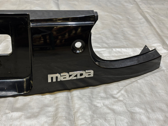 1990-1997 Mazda Miata Rear Finish Panel / License Plate Panel / Brilliant Black  NA117