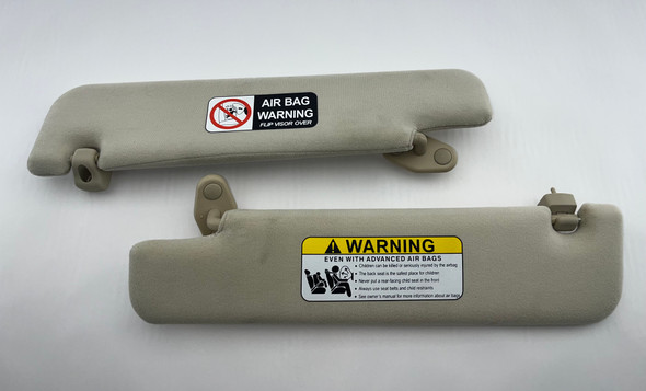 2010-2014 Lotus Evora OEM Sun Visors / Pair / Oyster /   LEV01