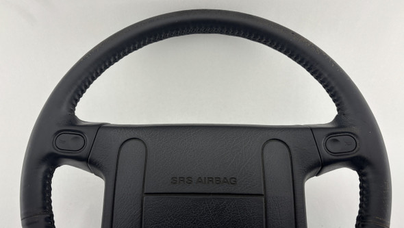 1990-1997 Mazda Miata Black Leather Steering Wheel w/ Air Bag / NA117