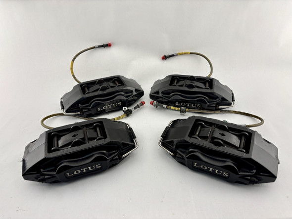 2010-2014 Lotus Evora OEM Brake Calipers / Set of 4 / Black / 19K LEV01