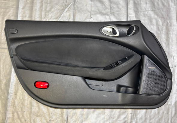 2010-2020 Nissan 370z Convertible Black Suede Interior Door Panels / Pair /   7Z024
