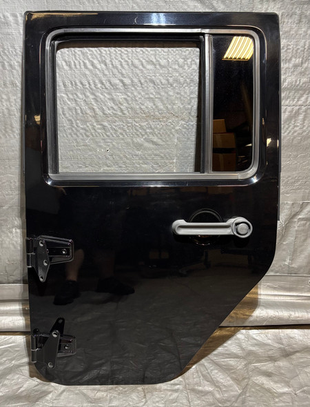 2011-2018 Jeep Wrangler JK Unlimited 4DR Driver Rear Door / Black Clearcoat  JK018