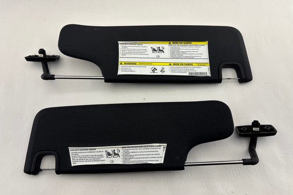 2010-2018 Jeep Wrangler JK Sun Visors / Pair / Black /   JK018