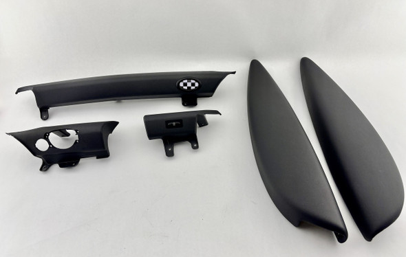 2011-2015 Mini Cooper R55 R56 R57 Interior Trim Panel Set / Armrests / Black /   R2034