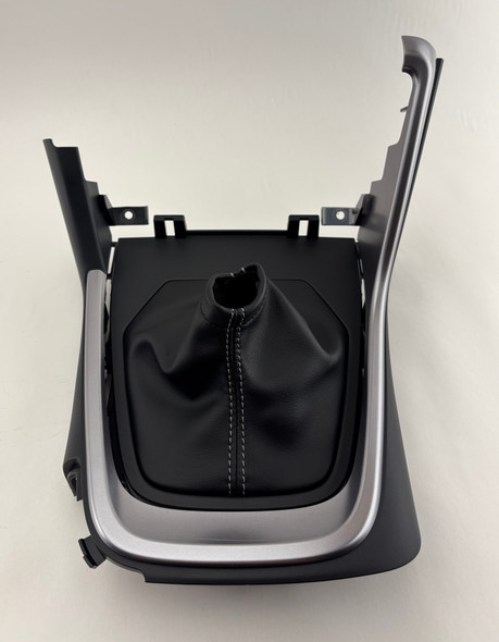 2022-2025 Toyota GR86 OEM Manual Shift Boot / Surround Trim Panel / White Stitching /   FB210