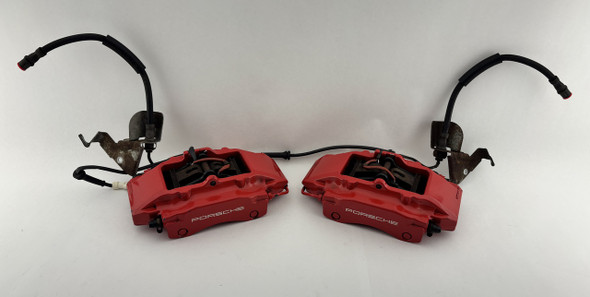 2005-2008 Porsche 987 Boxster S / Cayman S Brembo Brake Calipers / Set of 4 / Red / 74K BC039