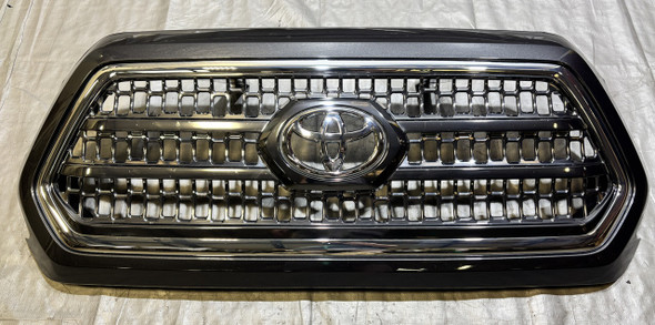 2016-2019 Toyota Tacoma TRD Sport Front Grille w/ Chrome Trim Surround / Magnetic Gray Metallic  TC005