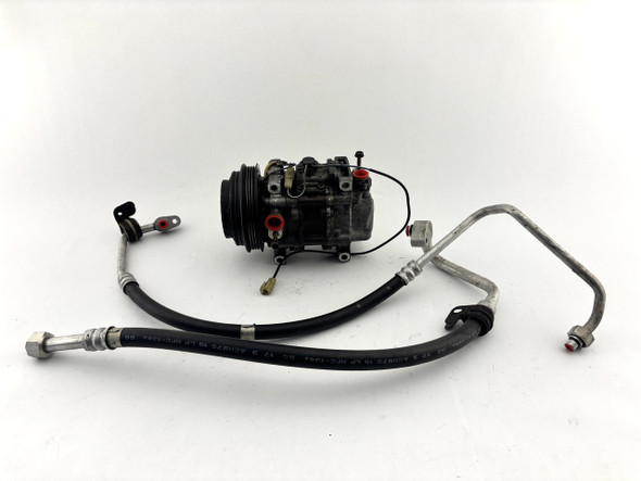 1999-2000 Mazda Miata OEM AC Compressor w/ Rubber Hoses /  NB277