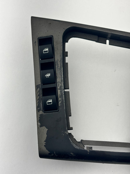 2001-2006 E46 BMW M3 Shifter Surround w/ Window Switches *Cosmetic Wear* /   M3019