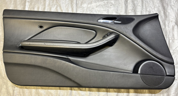 2001-2006 E46 BMW M3 Interior Door Panels / Black Nappa Leather /   M3019