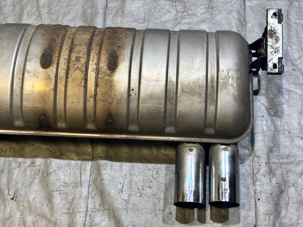 2001-2006 E46 BMW M3 OEM Exhaust Muffler w/ Tips / 122K M3019