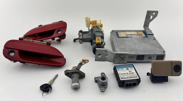 2001-2002 Mazda Miata ECU Computer / Immobilizer / Ignition w/ Key / Manual / BTT318881 /   NB278
