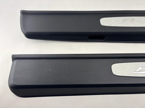 2013-2016 Porsche 981 Boxster OEM Door Sill Trims / Scuff Panels /   BC207