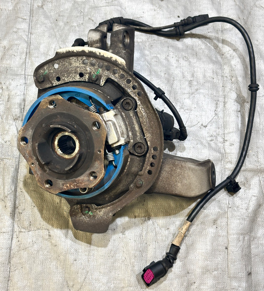 2013-2020 Porsche 981 718 Boxster / Cayman Driver Rear Knee / Spindle Hub w/ Control Arms / 49K BC207